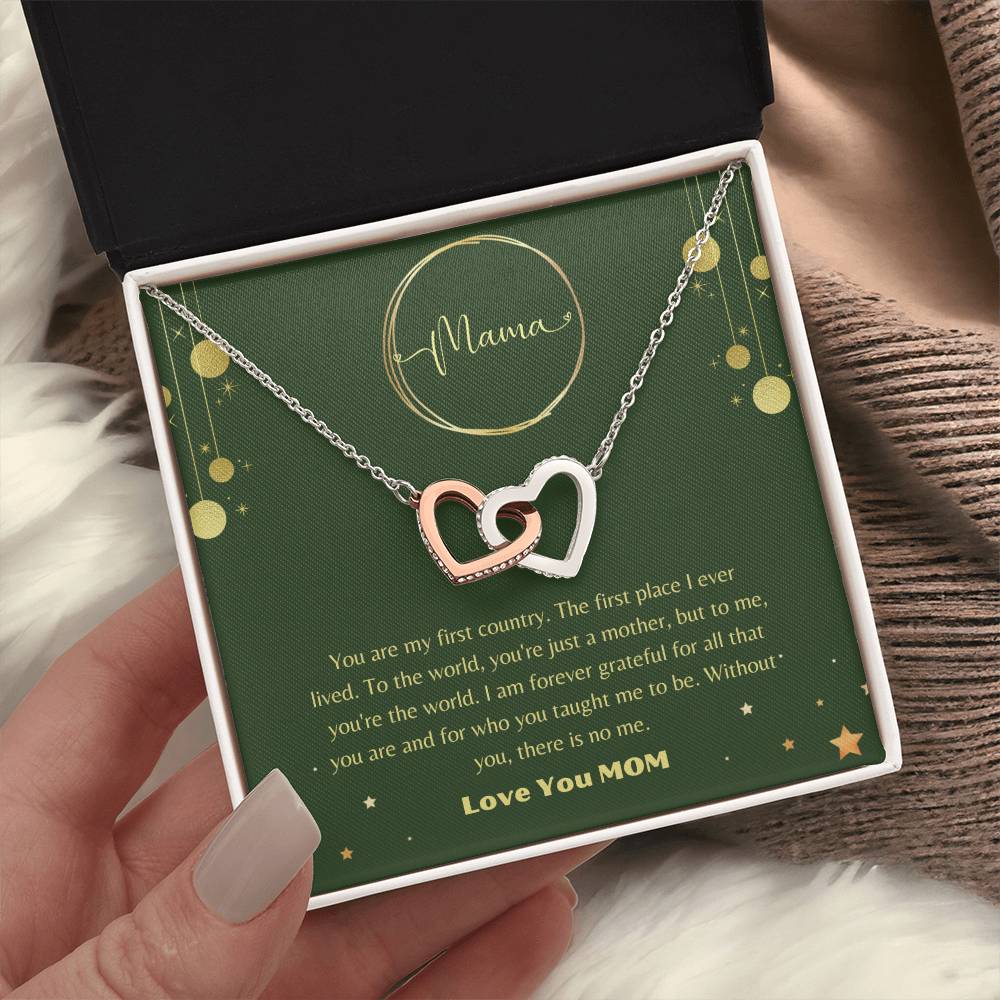 To My Mom - Interlocking Hearts Gift set