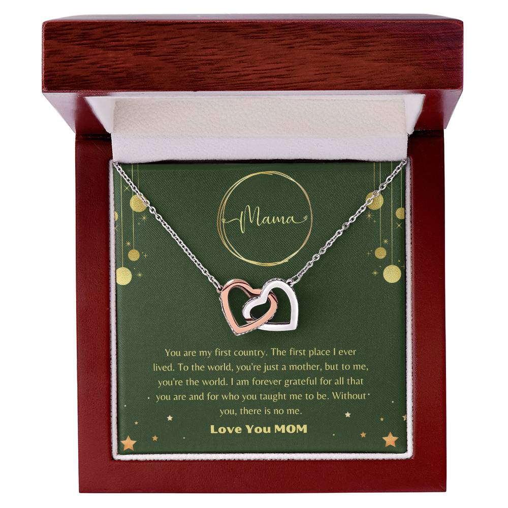 To My Mom - Interlocking Hearts Gift set