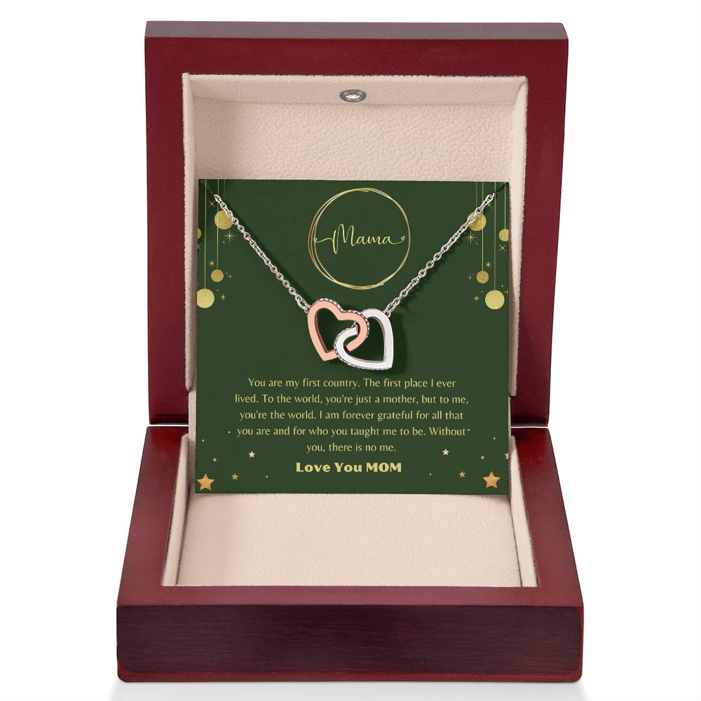 To My Mom - Interlocking Hearts Gift set