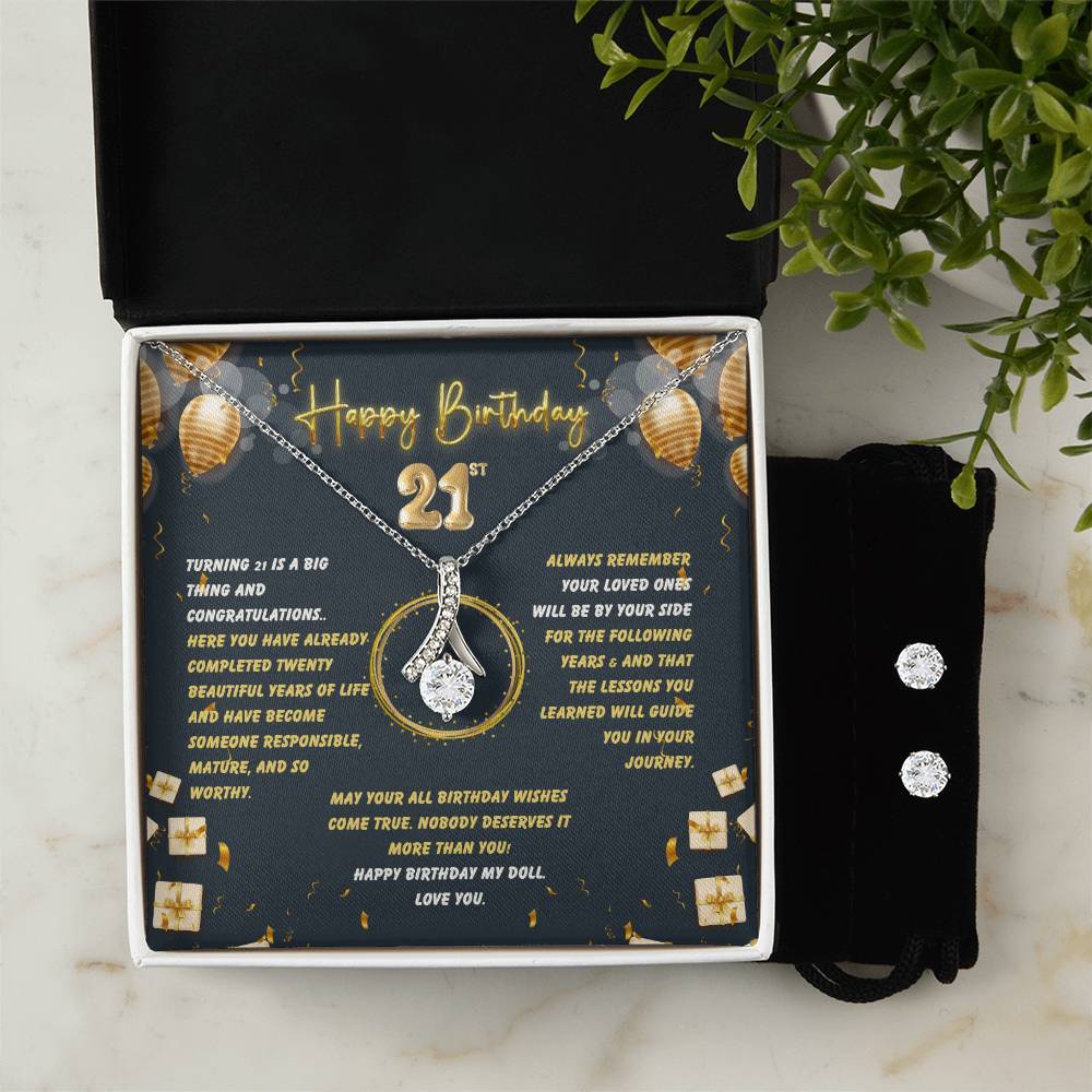 To My Daughter: 21st Birthday Gift Set